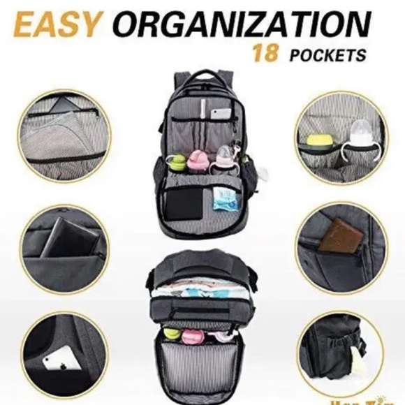 Hap Tim Multi-function Large Baby Diaper Bag - Picture 3 of 8